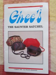 901 GHEE'S THE SAUNTER SATCHEL SM-LARGE SIZE PATTERN UNCUT